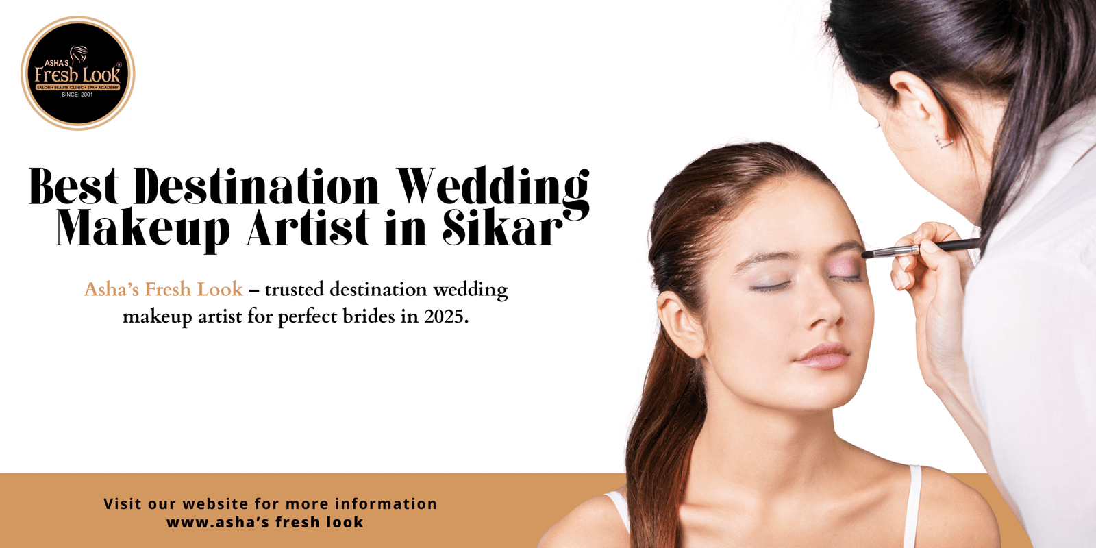 Read more about the article Best Destination Wedding Makeup Artist in Sikar, Khatushyamji & Salasar Balaji 2025