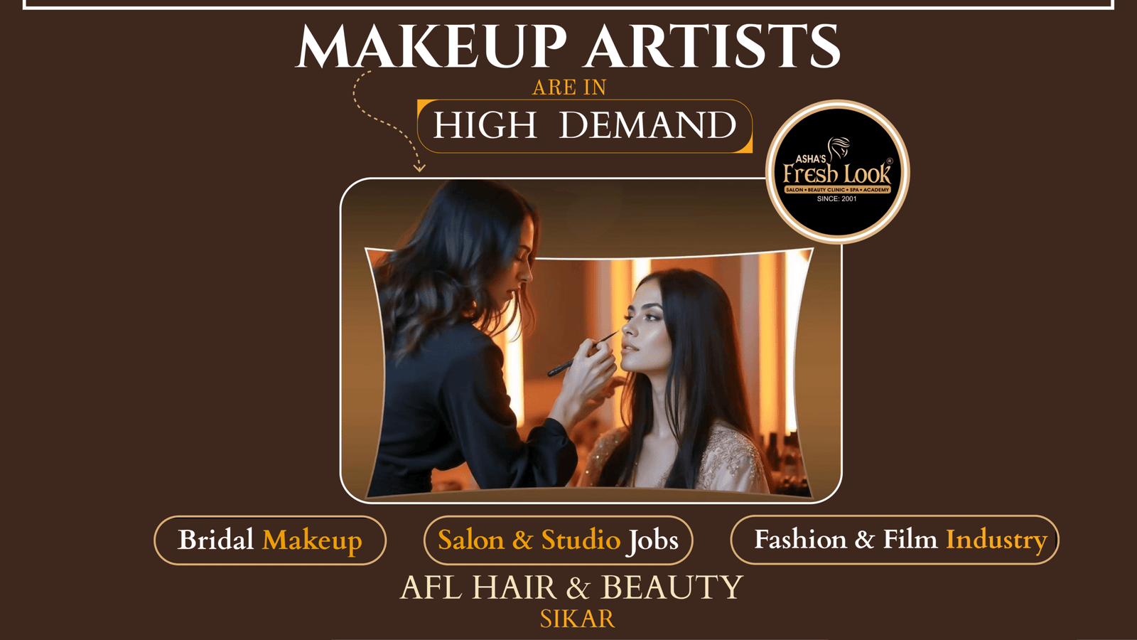 Read more about the article Best Makeup Academy in Sikar with Job-Oriented Makeup Courses