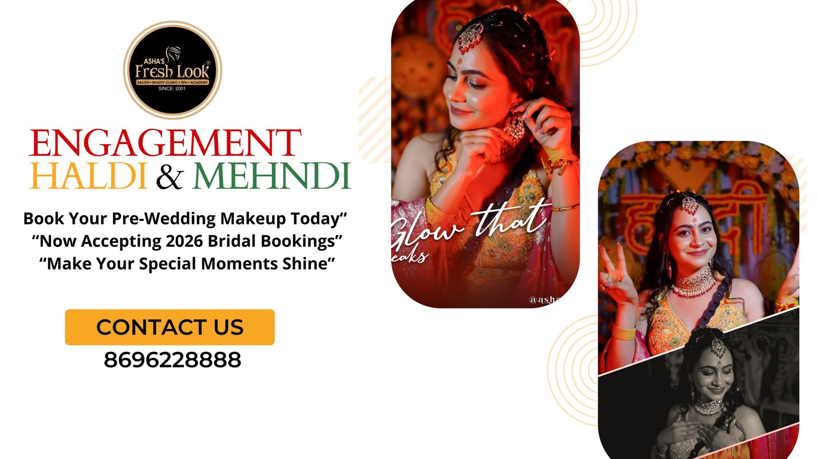 Read more about the article Engagement, Haldi & Mehndi Makeup Services in Sikar 2026