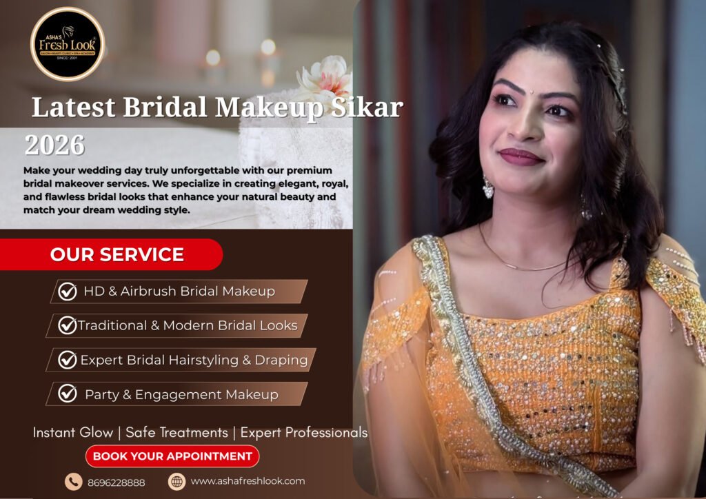 Latest Bridal Makeup Sikar 2026