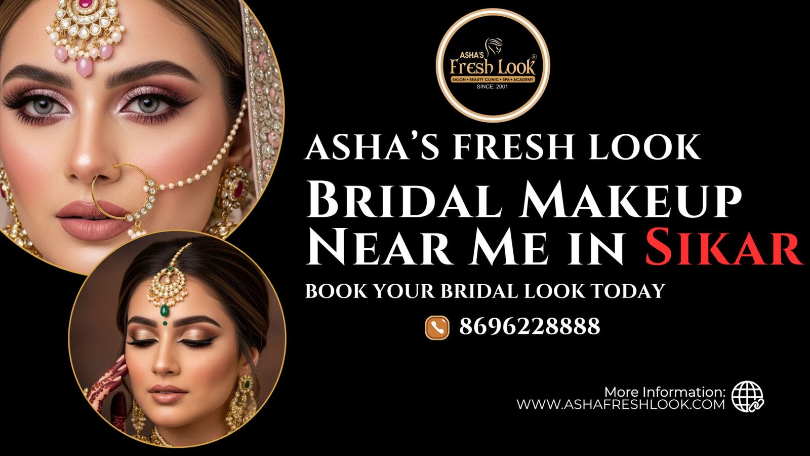 Beauty Parlour Near Me Offering Engagement Makeup Packages