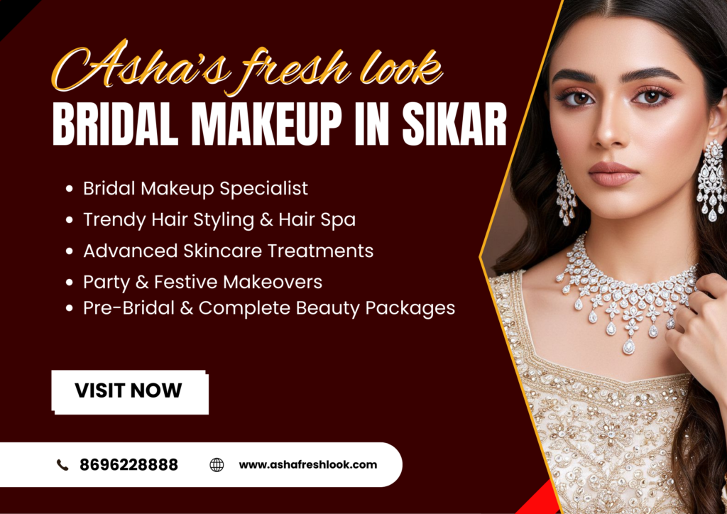 Trending Bridal Makeup In Sikar