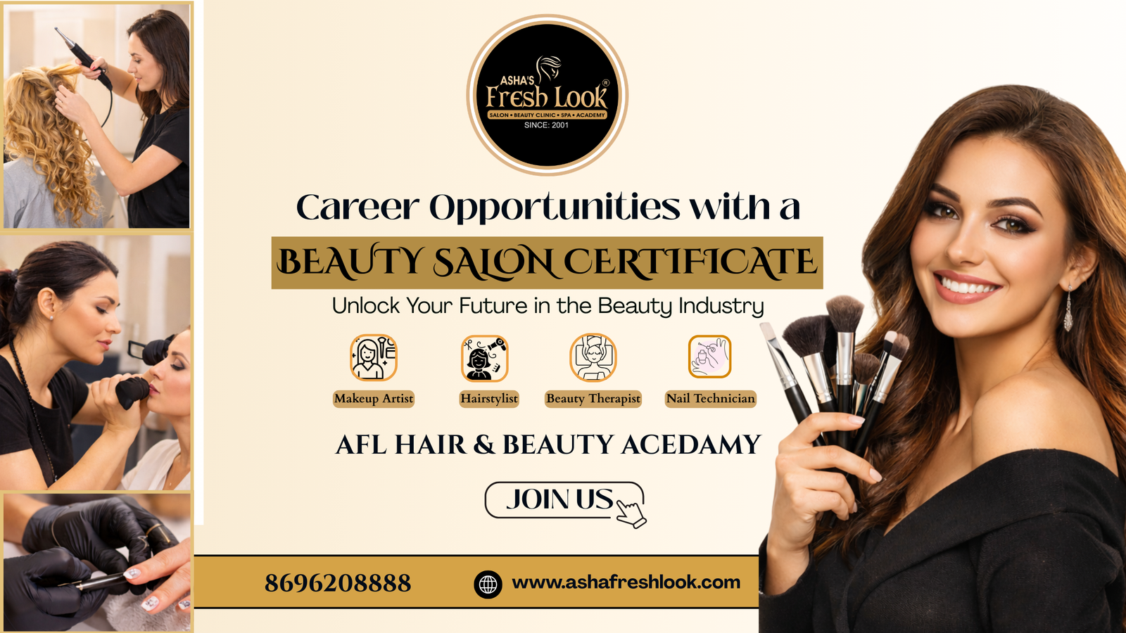 Read more about the article Career Opportunities After Completing a Beauty Salon Certificate