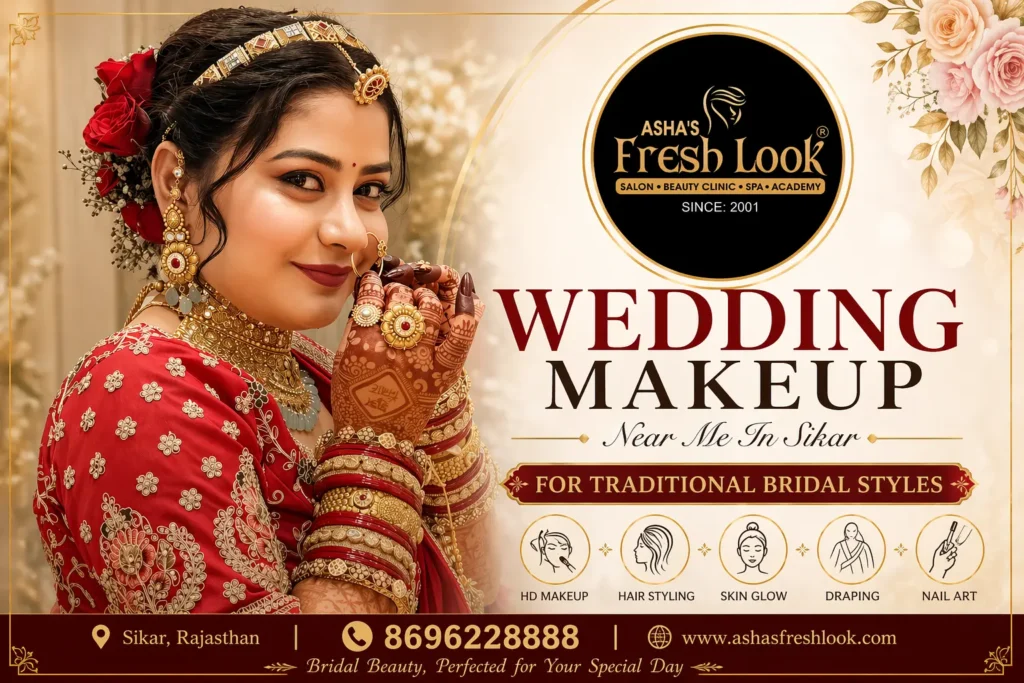 Wedding Makeup Near Me In Sikar