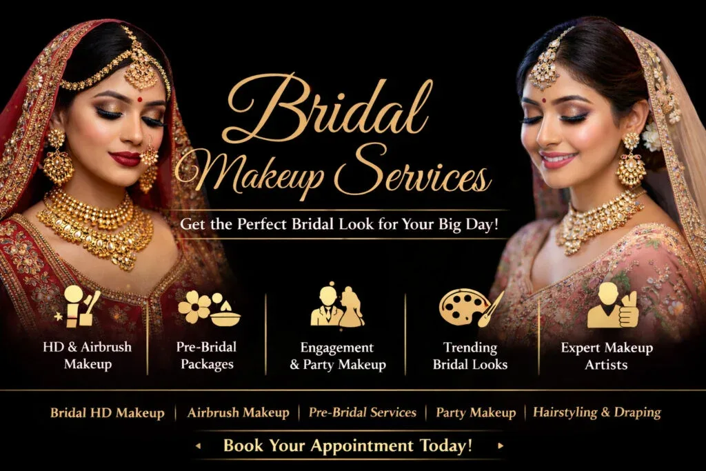 Premium Bridal Makeup Salon in Sikar for Perfect Bridal Look