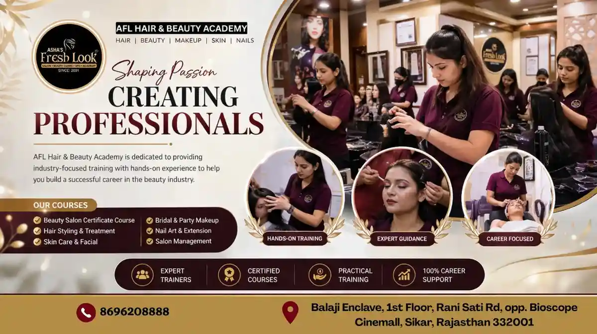 Read more about the article Build Your Beauty Career with Beauty Salon Certificate Sikar