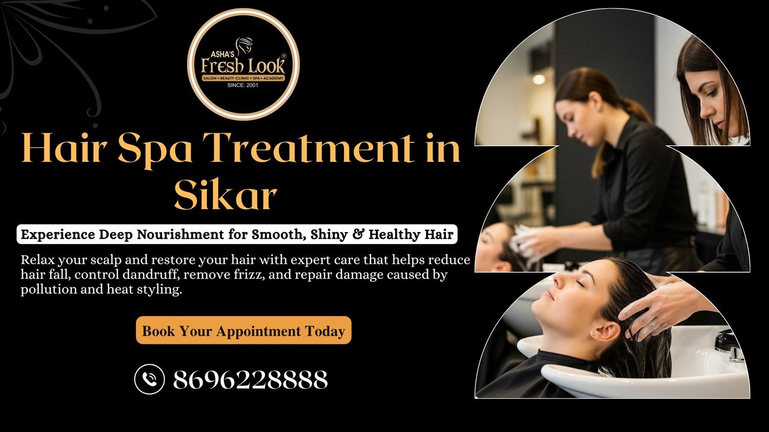 Read more about the article Hair Spa Benefits from the Best Hair Salon in Sikar