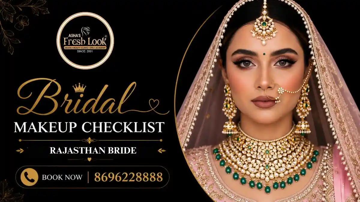 Read more about the article Bridal Makeup Checklist Rajasthan Bride Needs