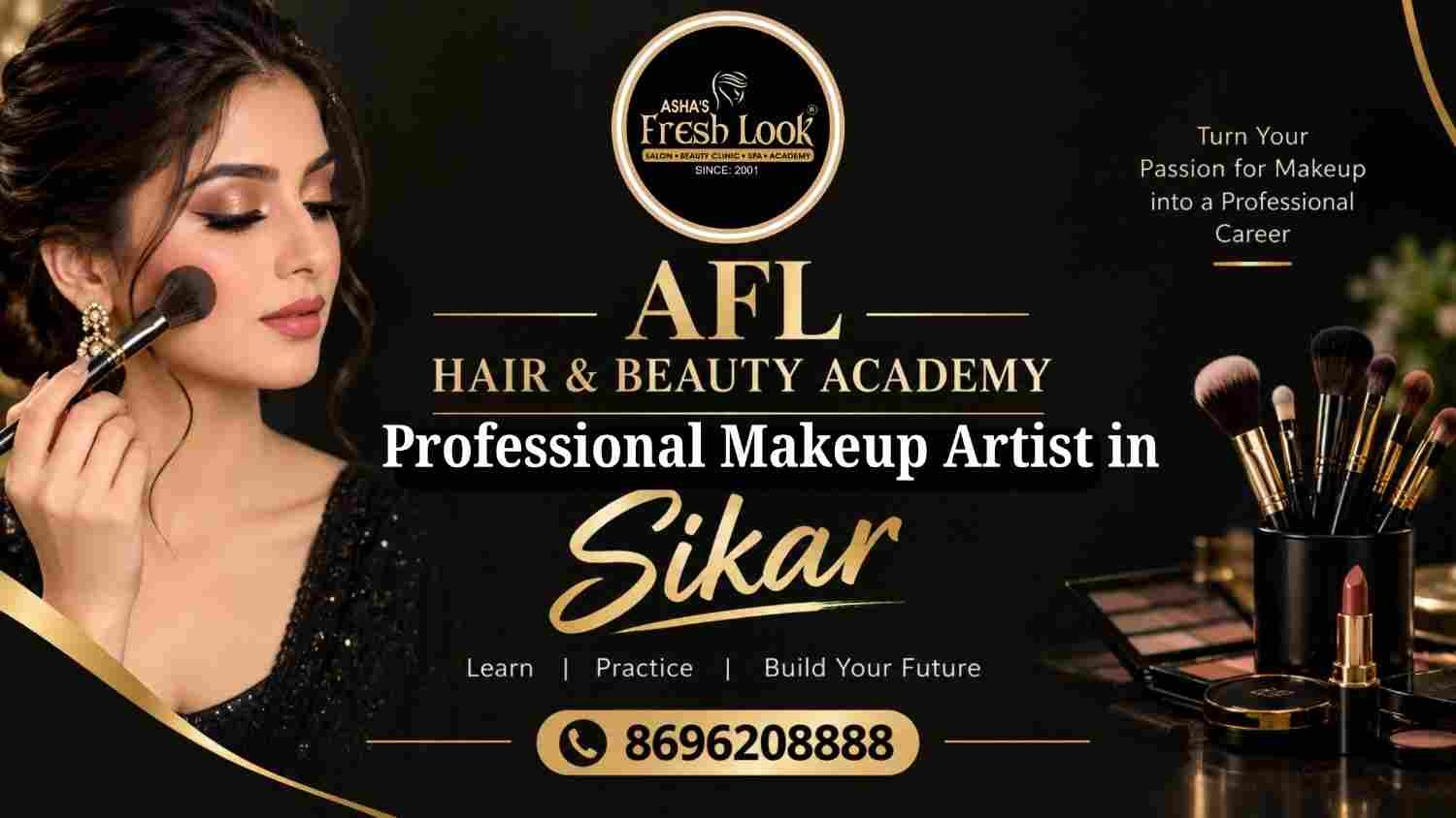 Read more about the article Essential Skills to Become a Professional Makeup Artist in Sikar