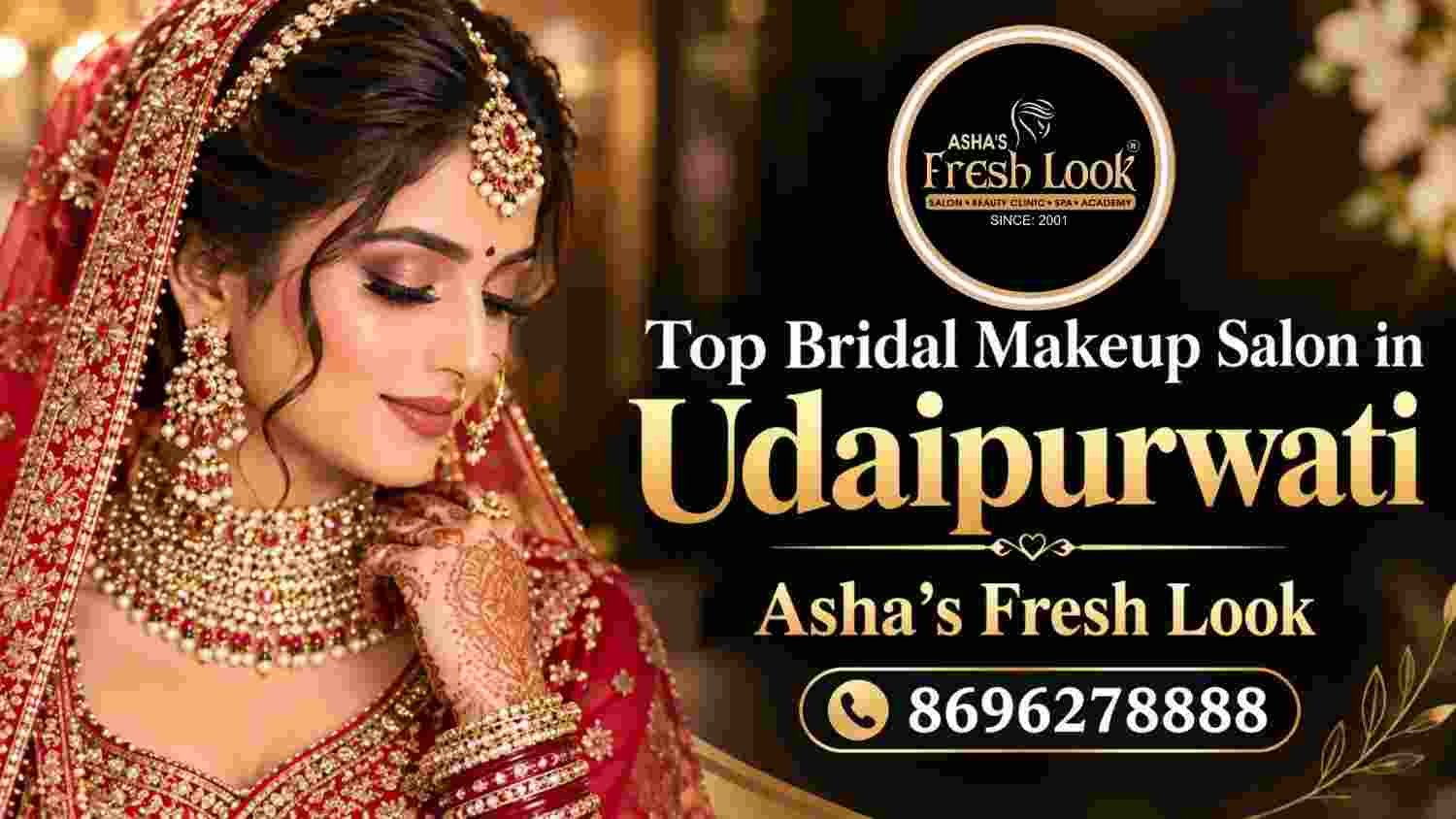 Read more about the article Top Bridal Makeup Salon in Udaipurwati for Wedding Functions